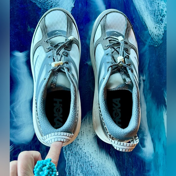 NEW HOKA U Bondi B3LS Running Shoes Alabaster/Astroid W 11.5 M 10.5 ALL GENDER - Picture 5 of 16